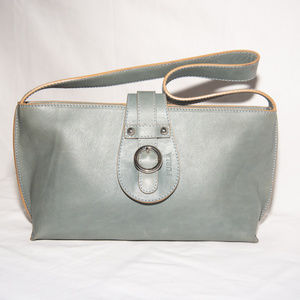 Furla baby Teal clutch bag